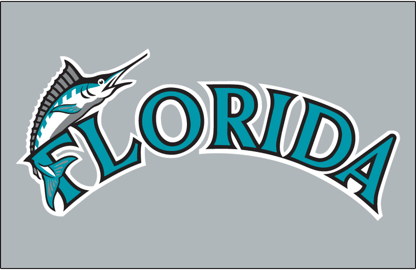 Florida Marlins 1993-2002 Jersey Logo iron on transfers for fabric